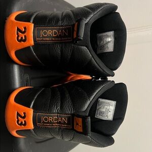 Jordan Retro Black and Orange High-Tops